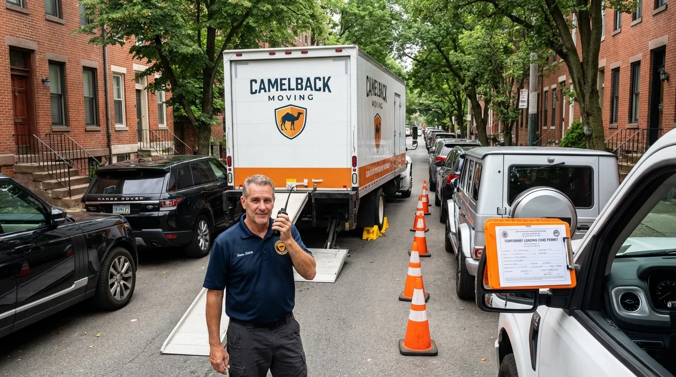 City street loading permit setup in Schuylerville, NY